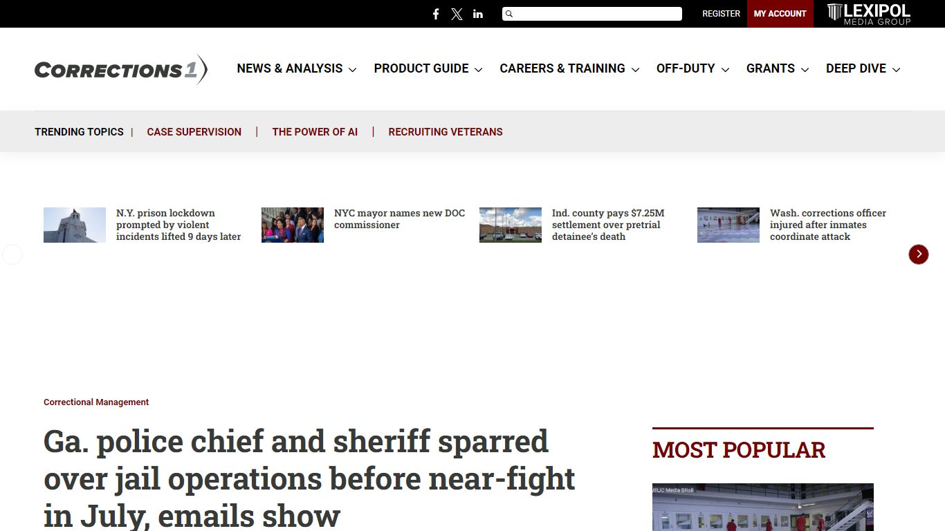 Ga. police chief and sheriff sparred over jail operations before near ...